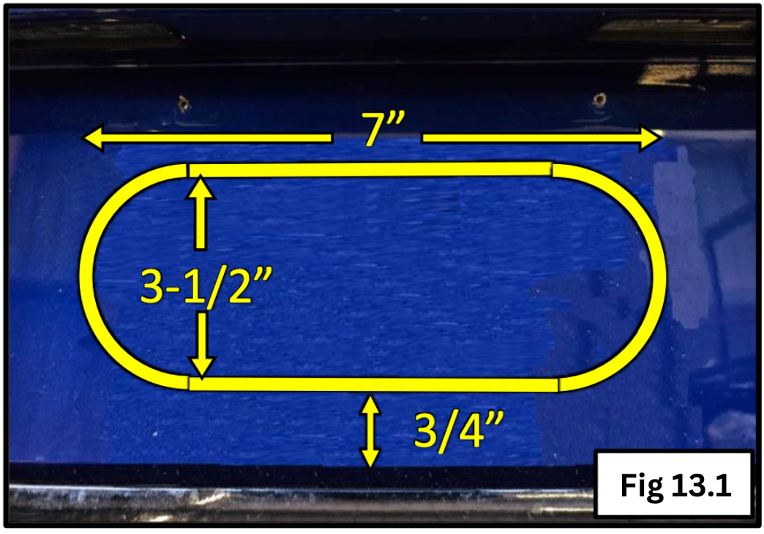 A blue sign with yellow arrows

Description automatically generated