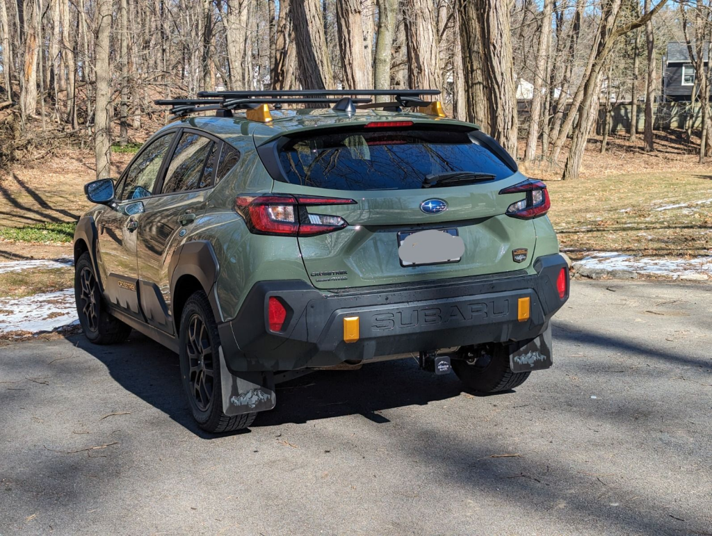 subaru crosstrek with ecohitch trailer hitch