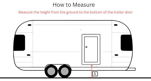GlowStep Revolution Airstream Measurement Diagram