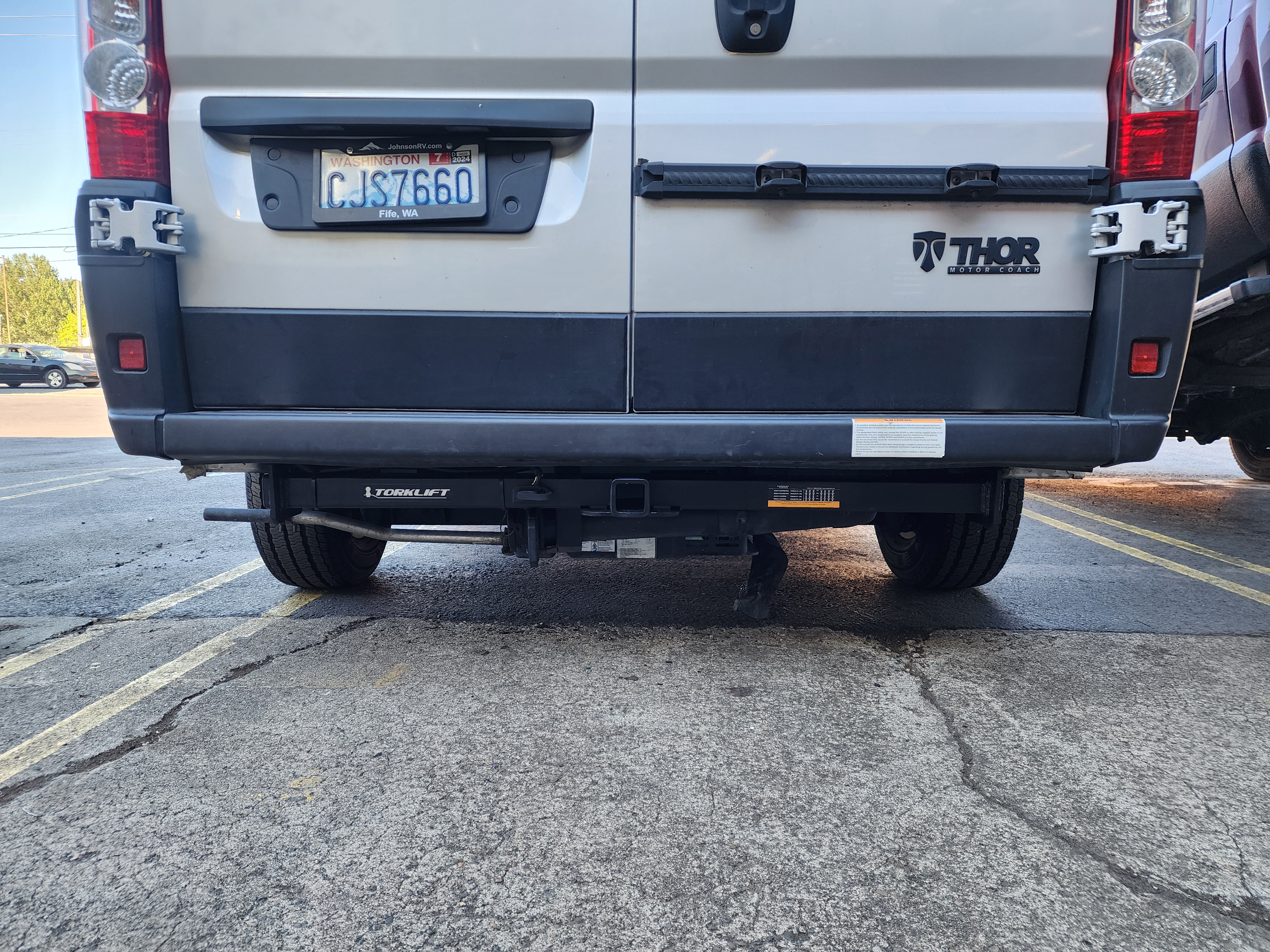 Van specialty hitch placeholder