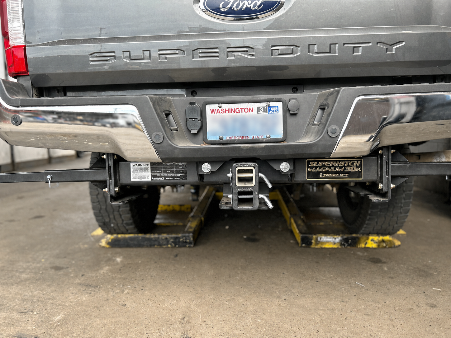 Ford truck SuperHitch installation