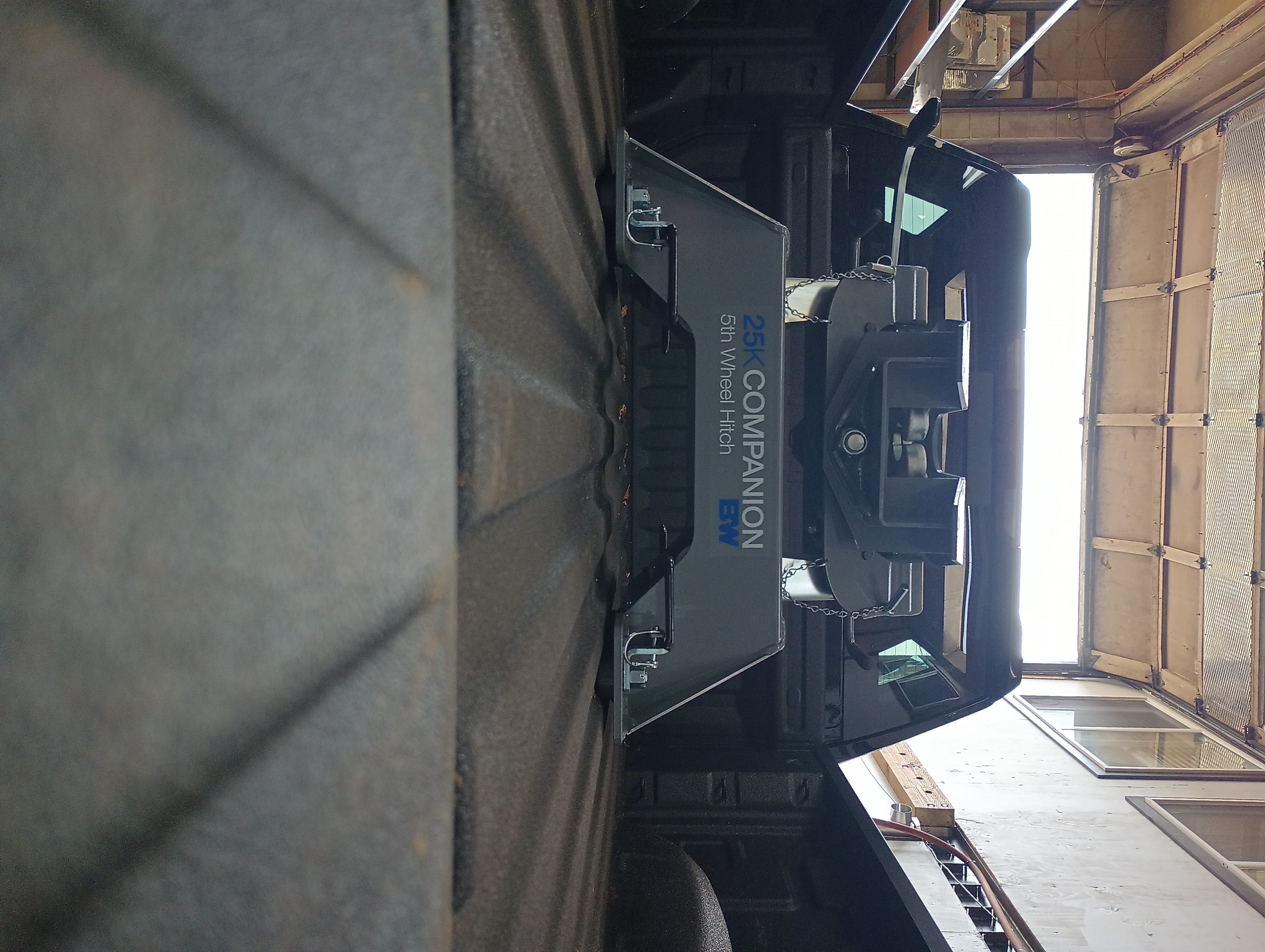 GMC truck fifth wheel hitch installation