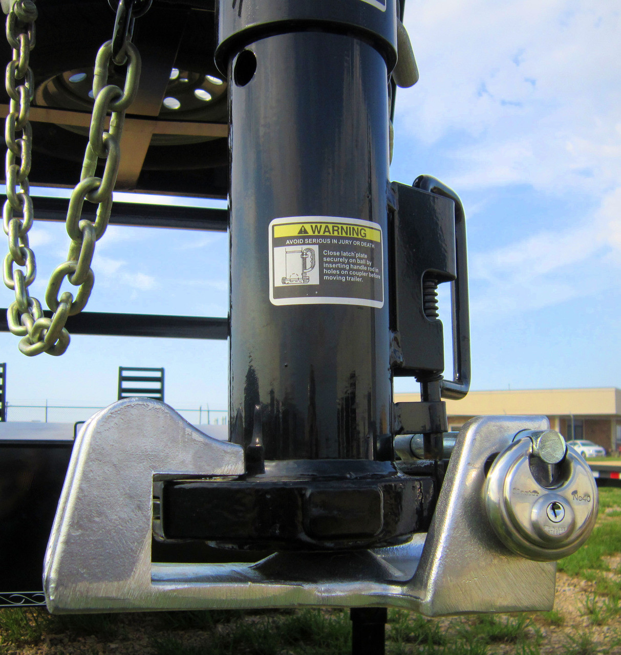 Gooseneck coupler lock accessory