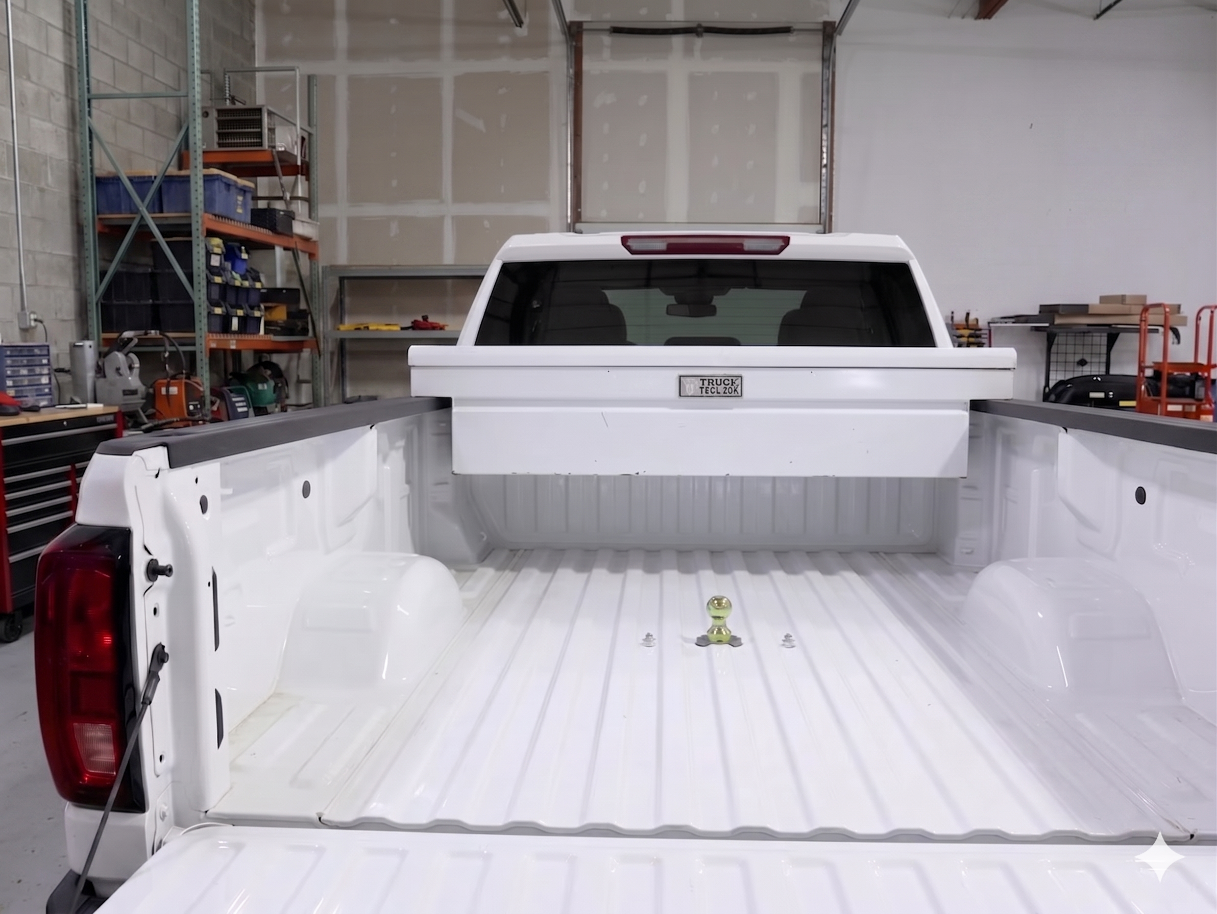 Gooseneck hitch installation on GMC Sierra 3500HD