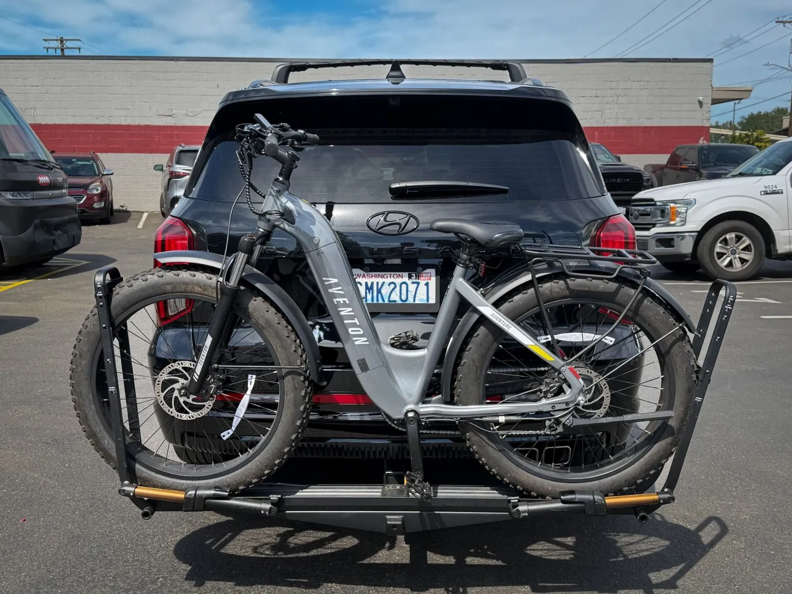 SUV trailer hitch installation