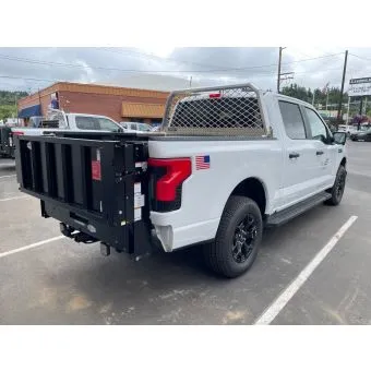 Stainless Steel Rear Hitch for 2022 – 2026 Ford F 150 Lightning with Rear Lift Gate