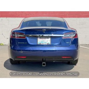 Tesla Model S — 2012 - 2021 — Stainless Steel EcoHitch® Trailer Hitch