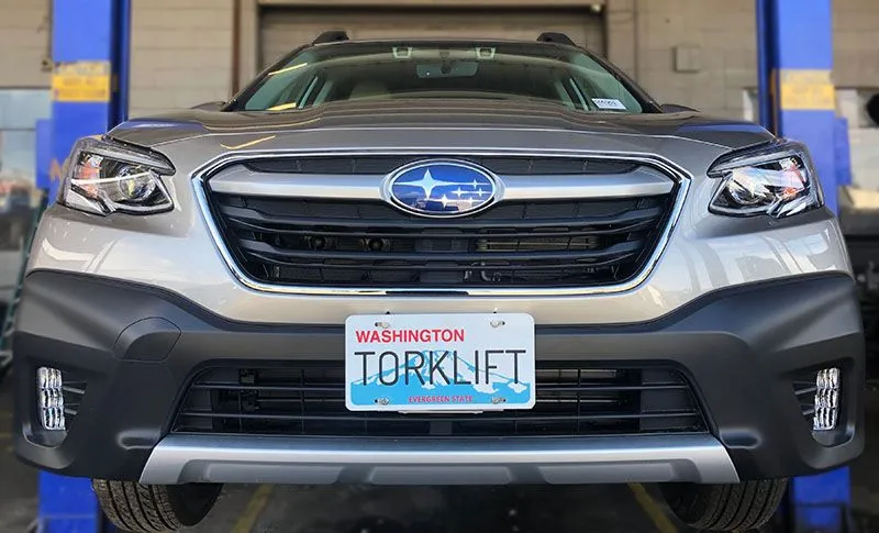 Torklift Central | The Law - Subaru Outback Front License Plate