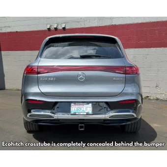 Mercedes Benz EQS 450 4Matic SUV & EQS 580 — 2023 - 2027 — Stainless Steel EcoHitch® Trailer Hitch
