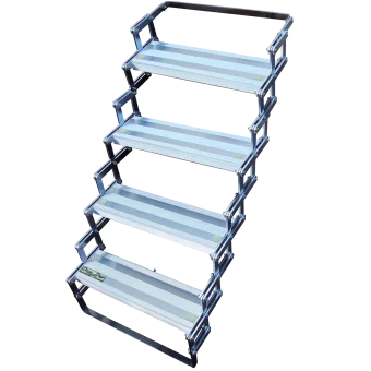 GlowStep four step for Truck Campers with extra small entry doors A7534
