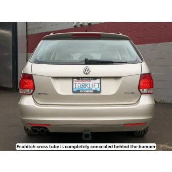 2010+ Volkswagen Jetta SportWagen with EcoHitch and Bike Rack