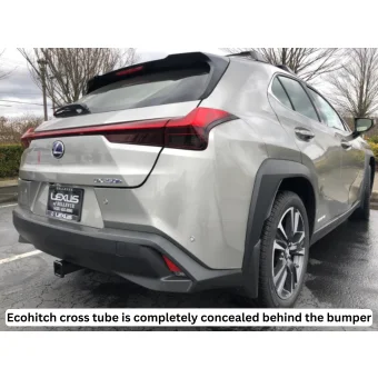Lexus UX250H — 2019-2024 — Stainless Steel EcoHitch® Trailer Hitch
