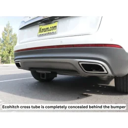 Lincoln Nautilus — 2019 - 2023 — Stainless Steel EcoHitch® Trailer Hitch