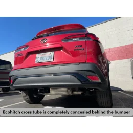 Toyota Corolla Cross Hybrid  — 2022 - 2026 — Stainless Steel EcoHitch® Trailer Hitch