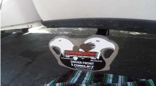 The perfect truck camper tie downs? The Talons of course!