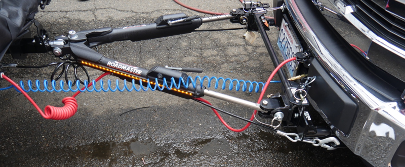 What are motorhome tow bars?