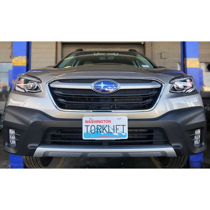 2017 subaru outback front license plate bracket