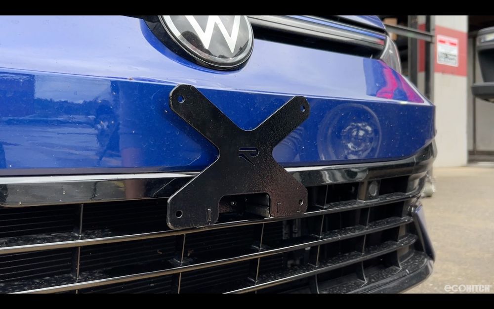 Torklift Central The Law VW Golf R front license plate holder