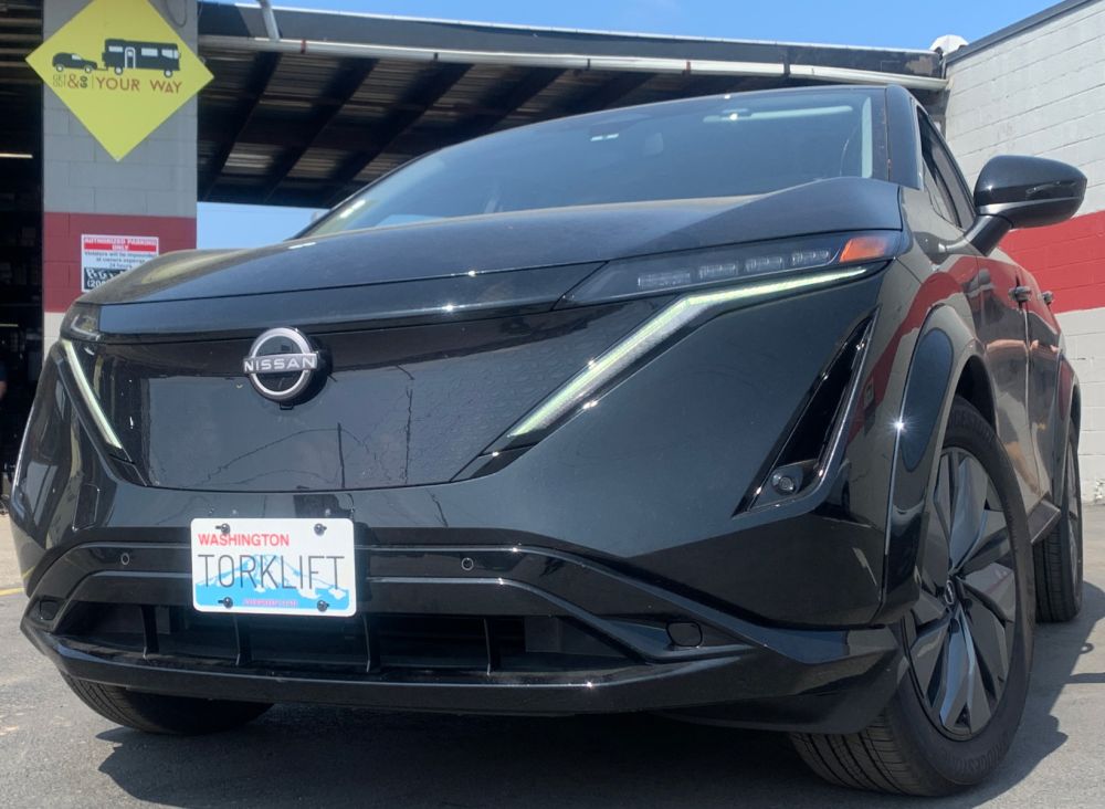 Torklift Central The Law Nissan Ariya Front License Plate Bracket