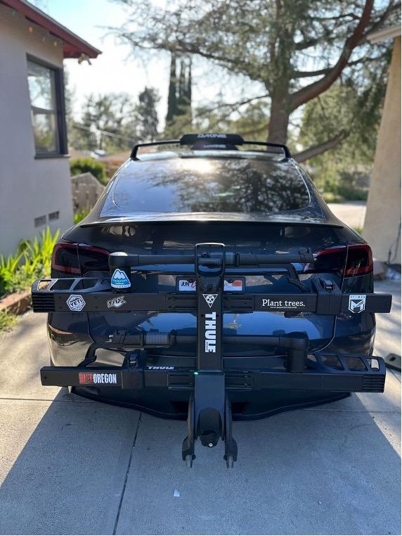 Can you put a bike rack on a Model Y?